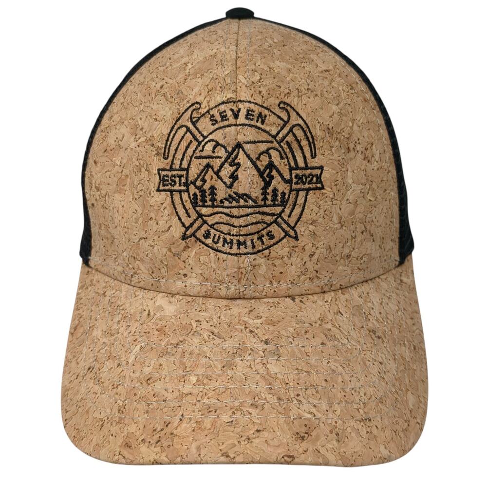 Seven Summits Snapback Trucker Hat Brown One Size Global Marketing Meetup